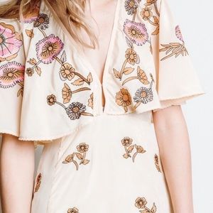 Cleobella embroidered dress size Xs